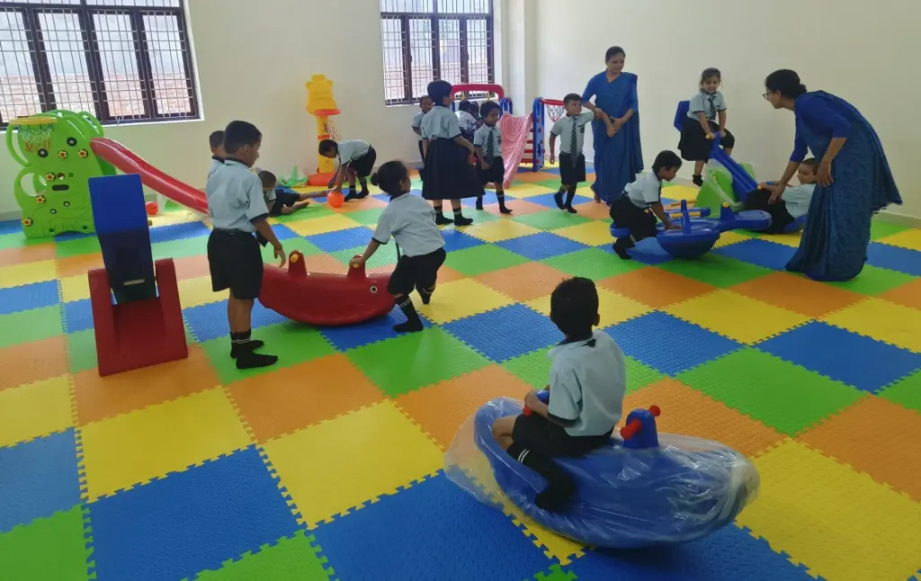 Kids Playing Area in Signature International Public School